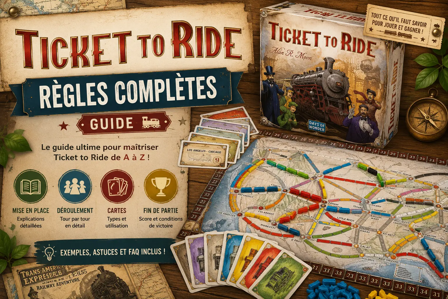 Ticket to Ride : regles completes — Guide