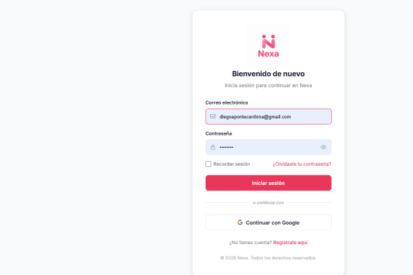 Imagen del proyecto Nexa