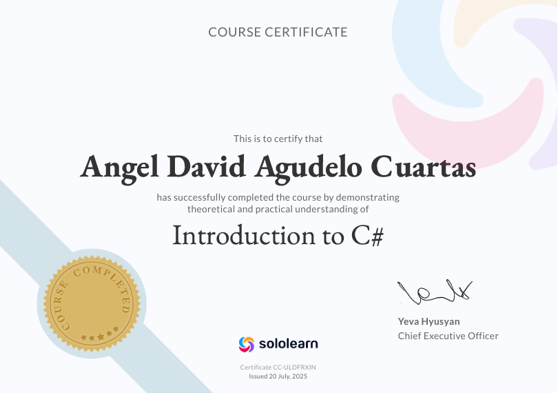 Certificado C#