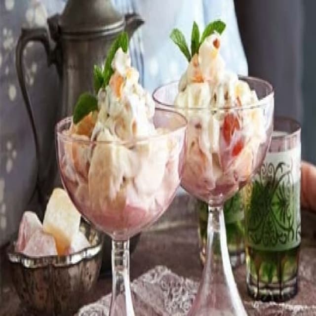 Apricot & Turkish delight mess