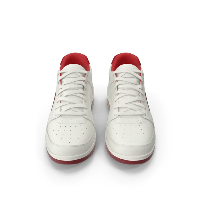 Sports Sneakers Off White & Red, photo 3