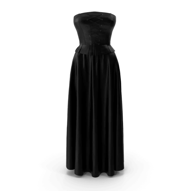 Corset With Black Skirt