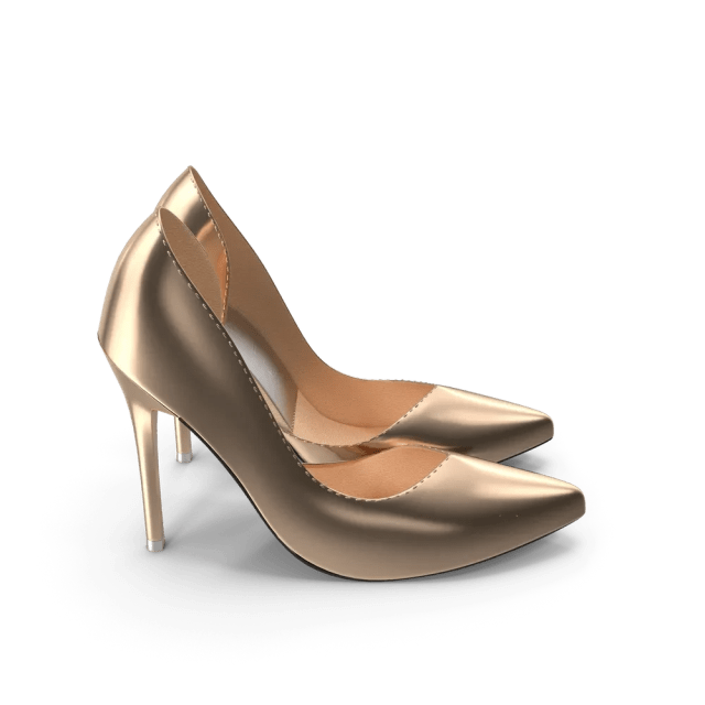 Golden Shoes Woman, photo 4