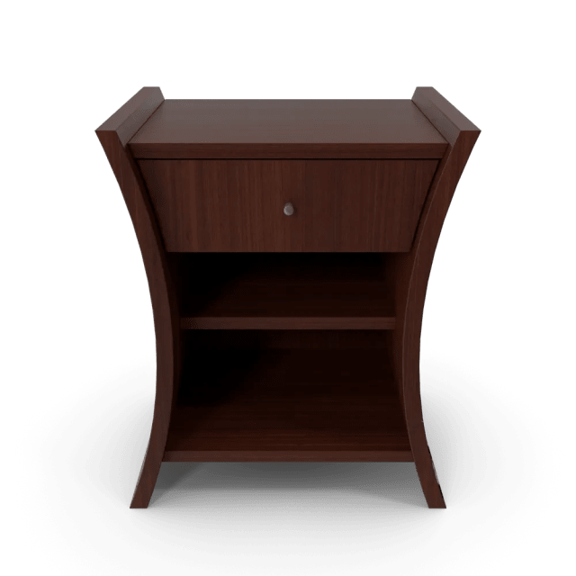 Bedside Table African Cherry
