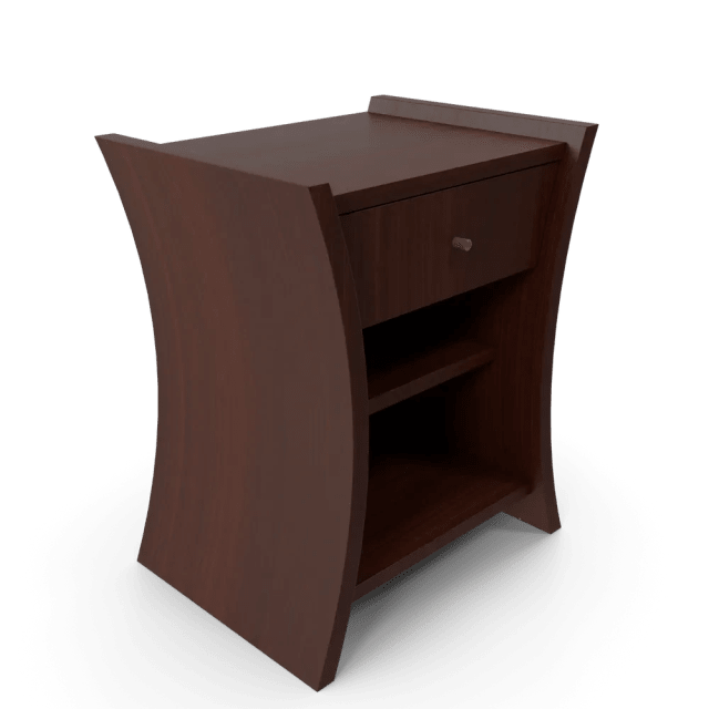 Bedside Table African Cherry, photo 2