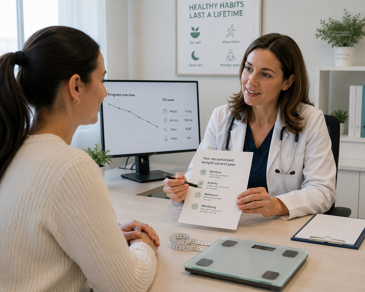 GP-Supervised Weight Control Service