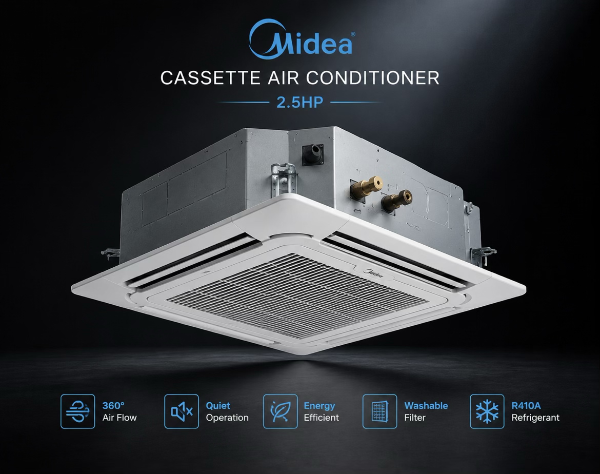 Hadiah Percuma Midea Cassette Aircond Penghawa Dingin