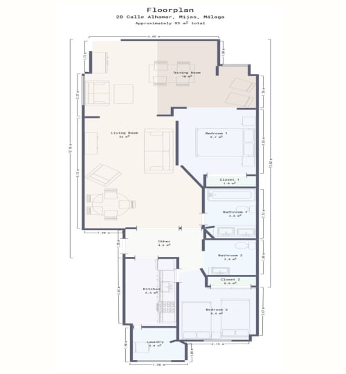2 bedroom Apartment in Calahonda