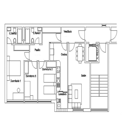 3 bedroom Apartment in Málaga