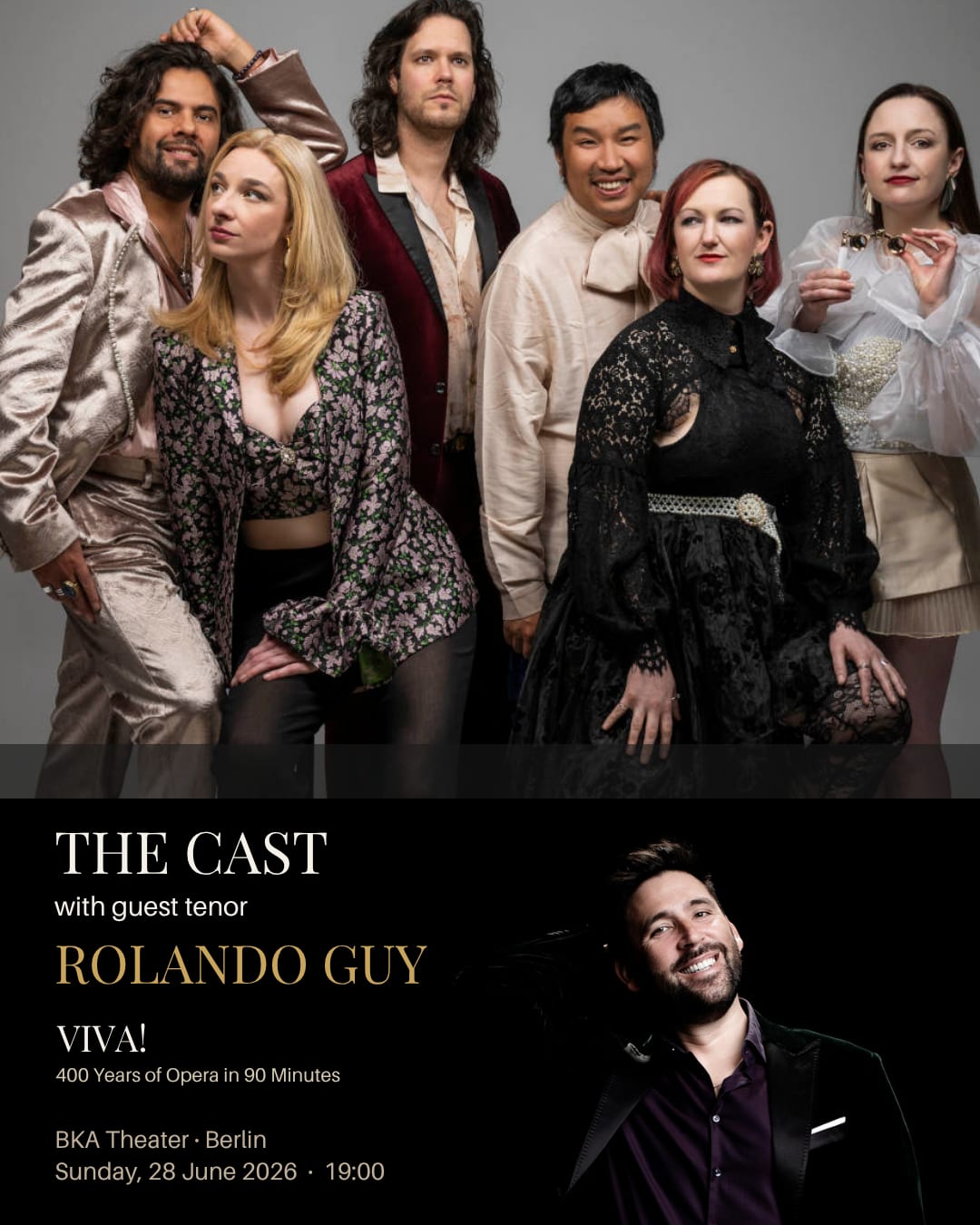 Rolando Guy with THE CAST