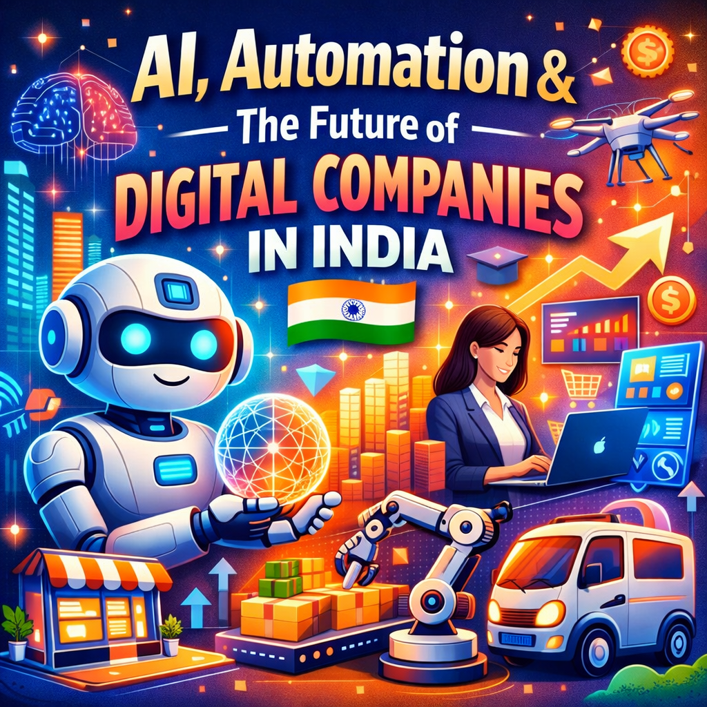 🤖 AI, Automation & The Future of Digital Companies in India 🇮🇳 - Om Softwares