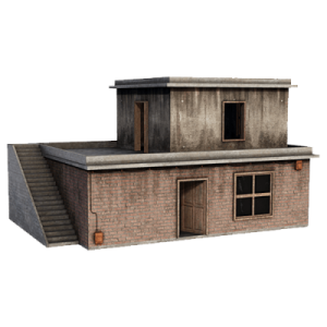 Two-Story Urban Brick House - two-story urban brick house, two texture