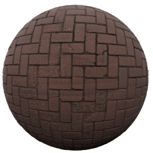 Red Brick Pavement - red brick pavement, red texture