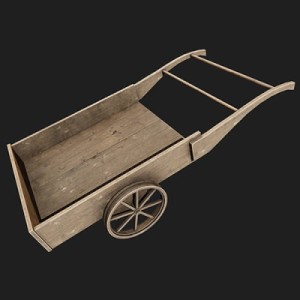 Old Wooden Cart - old wooden cart, old texture