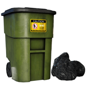 Garbage Bin - garbage bin, garbage texture