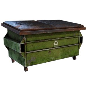 Rusty Industrial Dumpster - rusty industrial dumpster, rusty texture