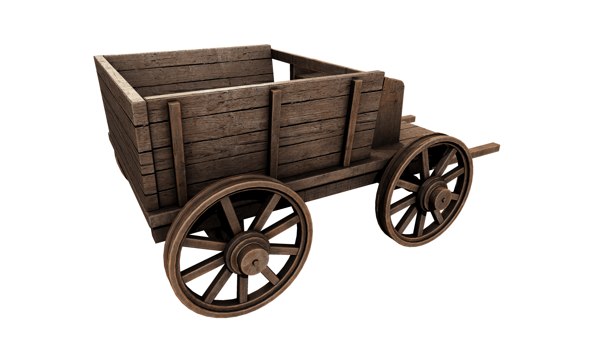 Wooden Farm Wagon - wooden farm wagon, wooden texture preview image