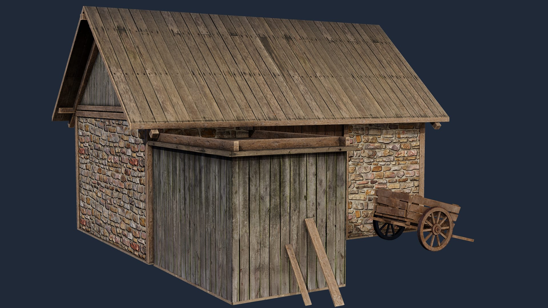 Medieval Stone House - medieval stone house, medieval texture preview image