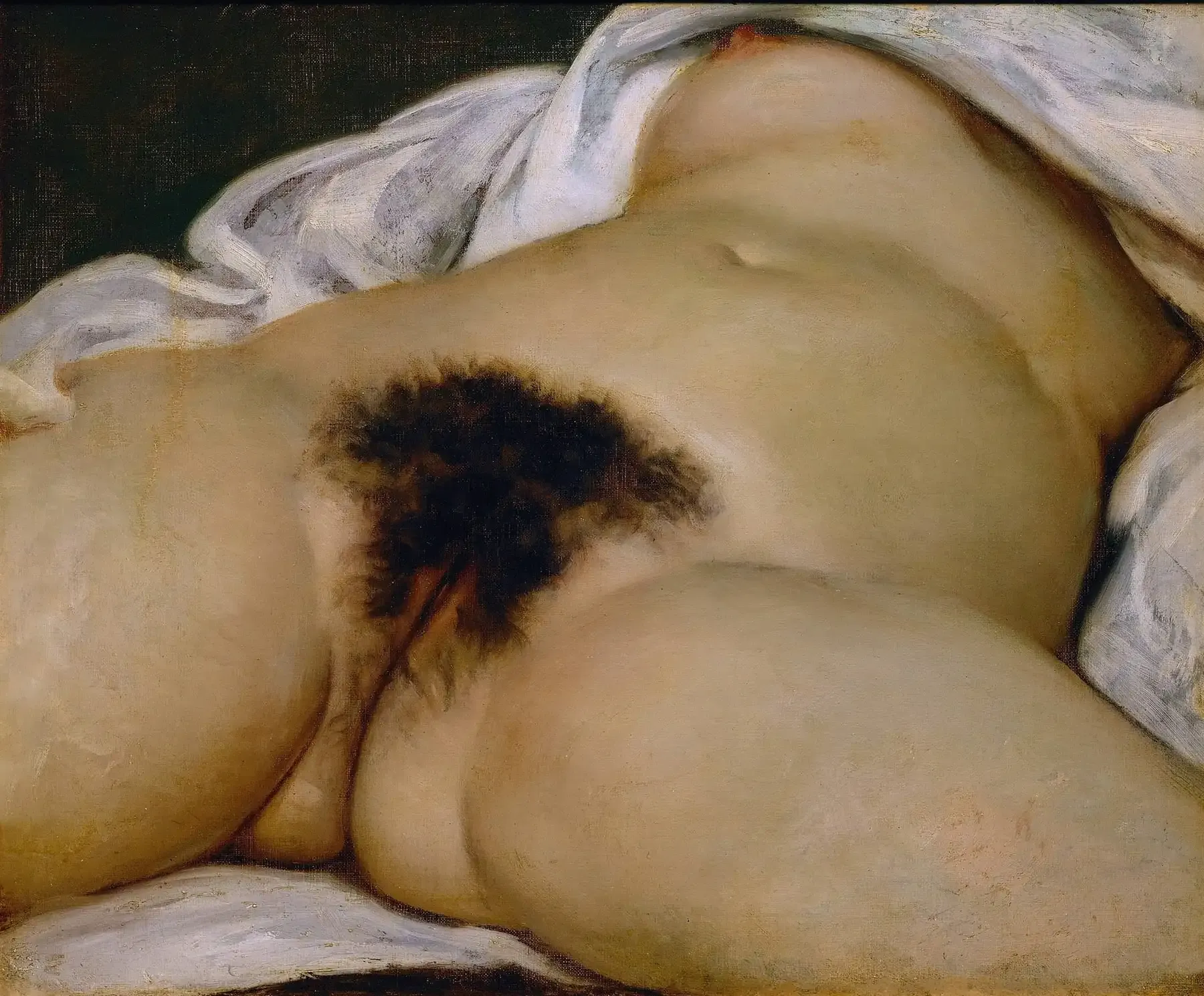 desnudo femenino, courbet