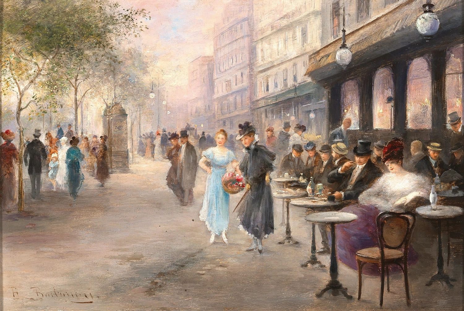boulevard de paris, impresionismo