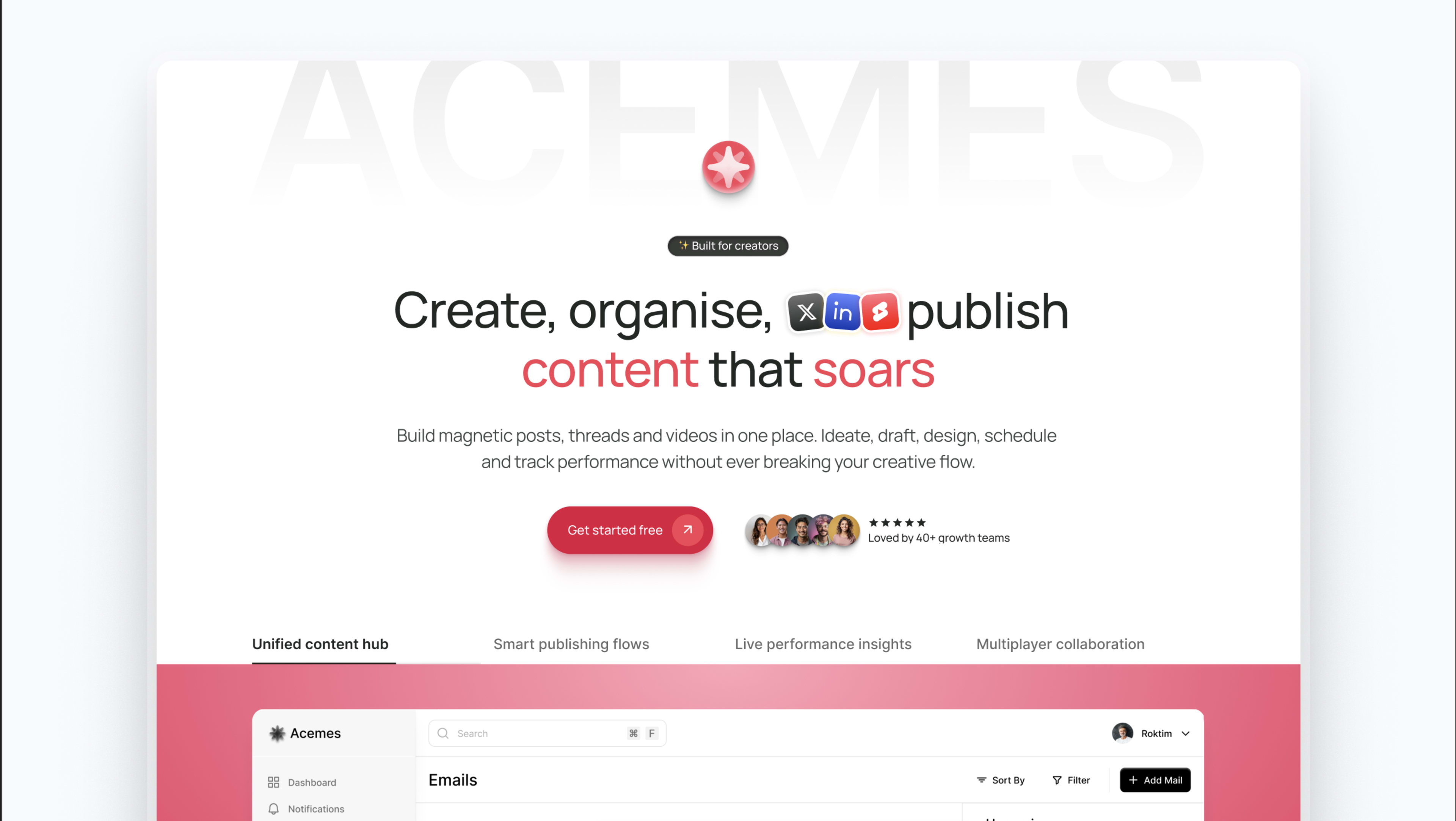 Hero Section Uwu Figma component preview