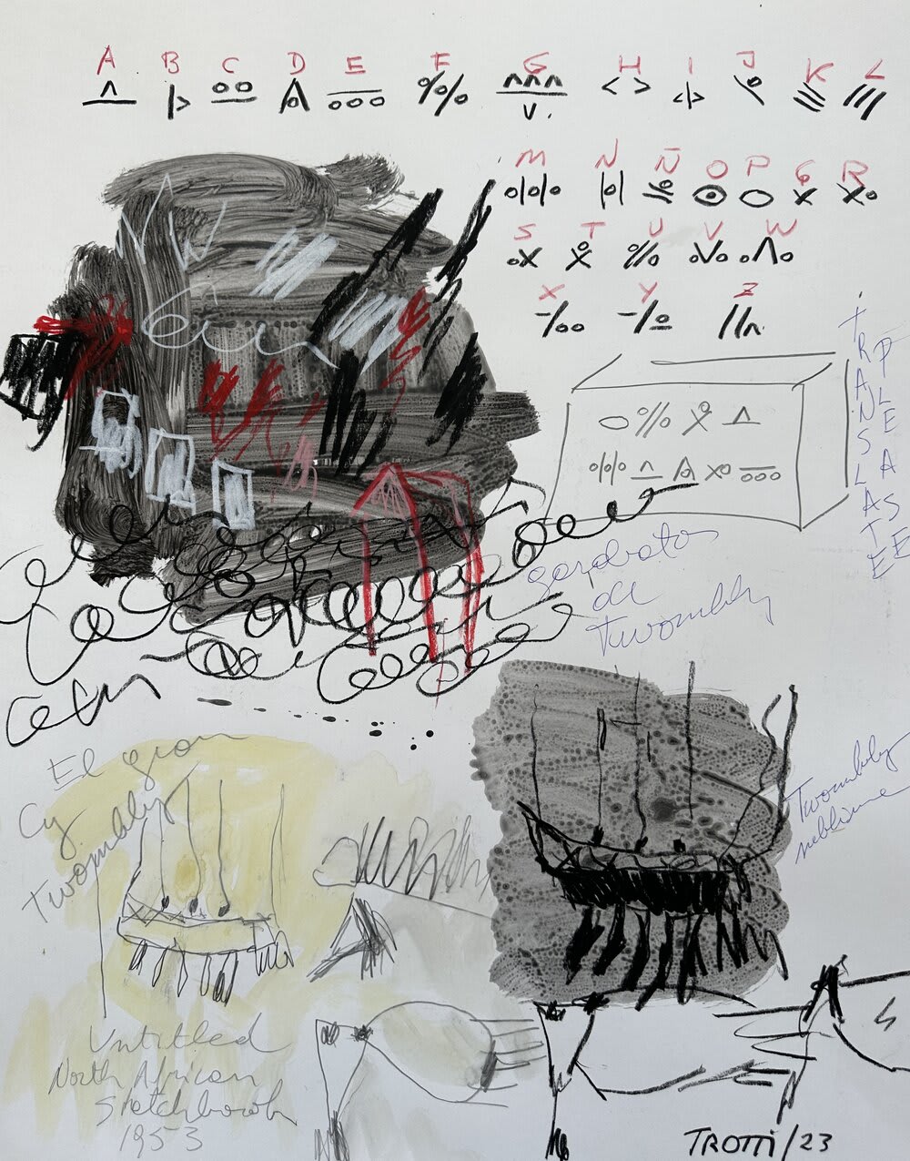 Cy's sketchbook. 