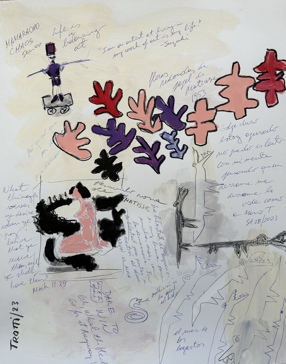 Matisse's flowers. 