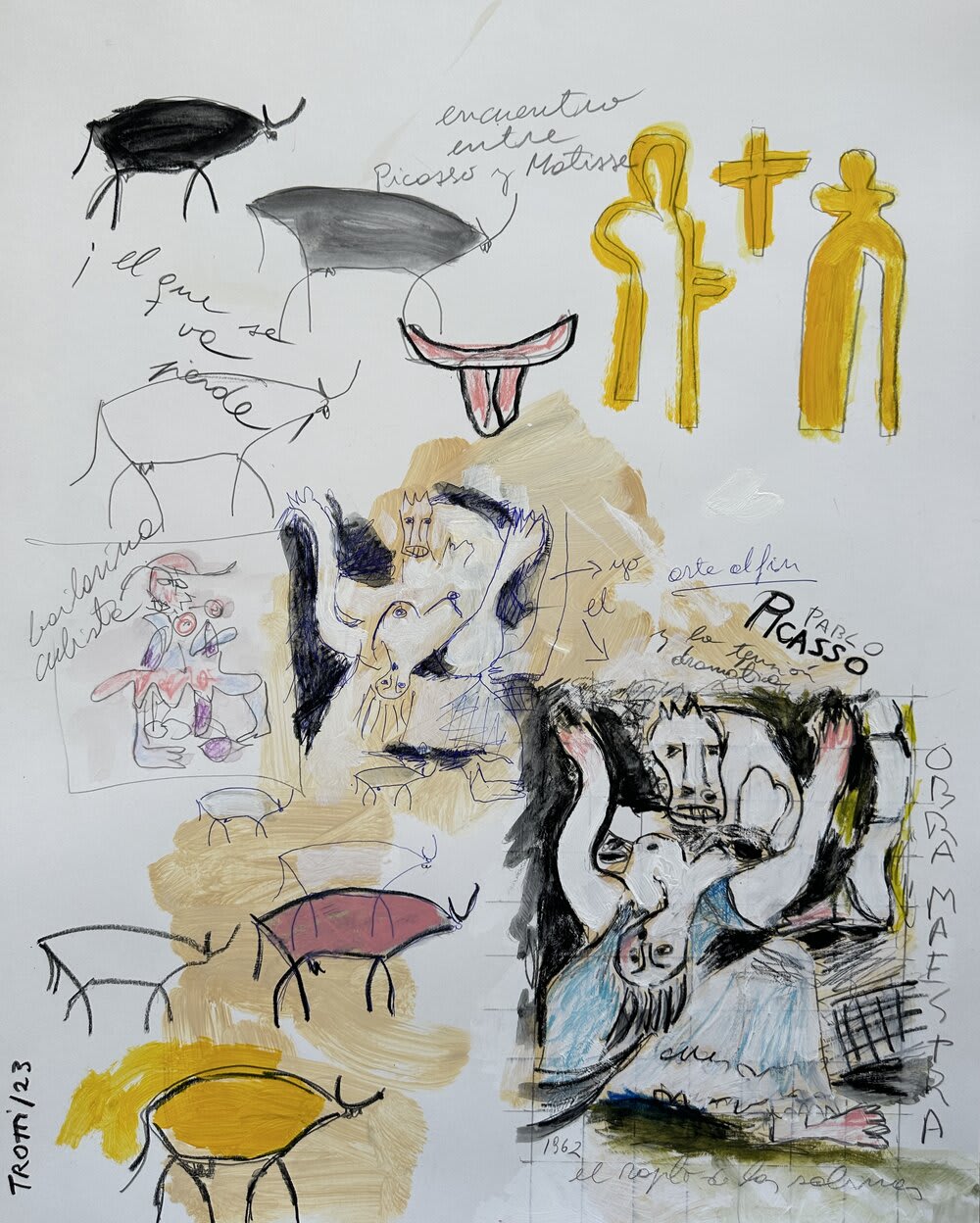 Picasso's bulls.