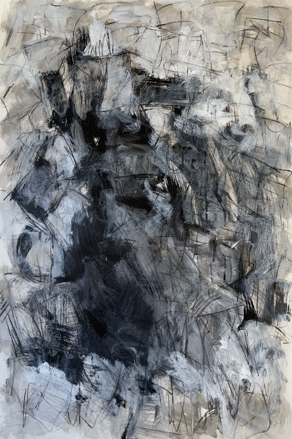 Deconstruction black and white
