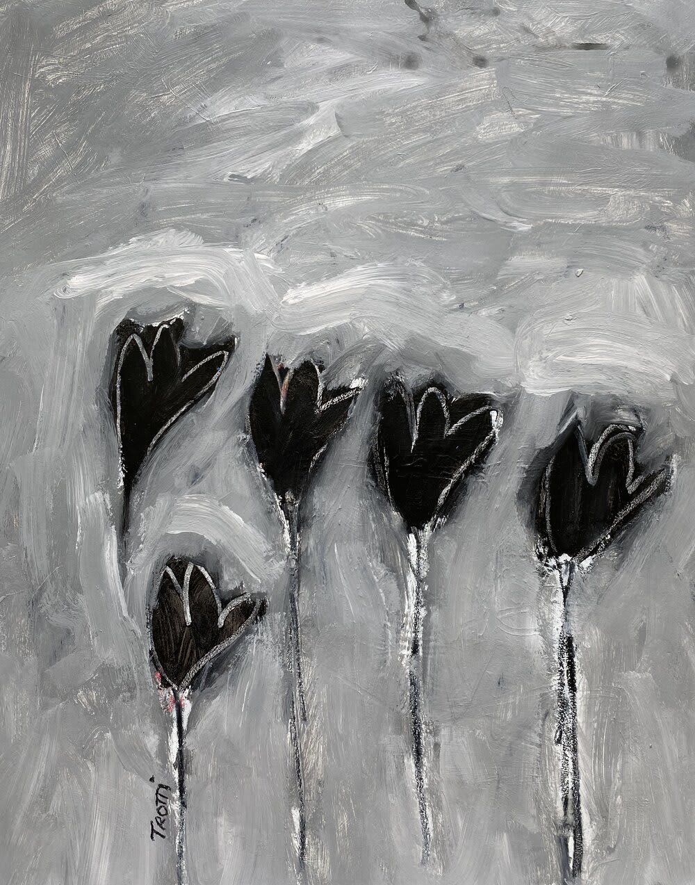 Flowers B&W 15
