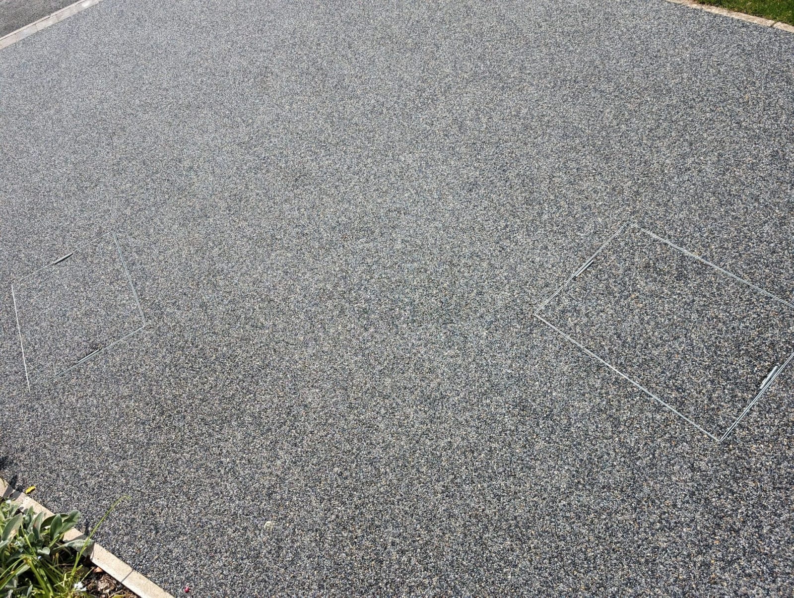 Resin driveway installation in Rochdale.