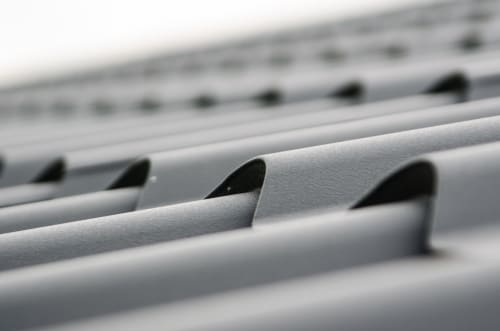A rubber flat roof on a residential extension.