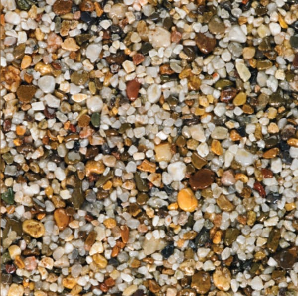 Golden pearl resin driveway colour blend.