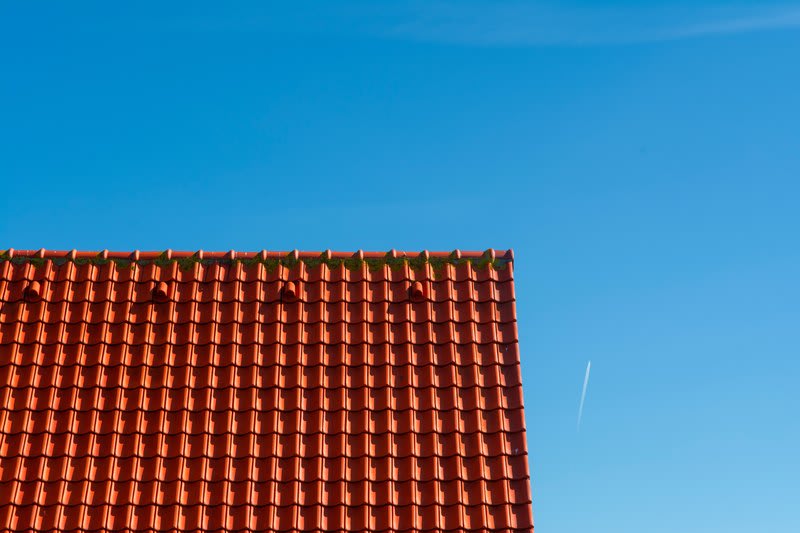 Freshly restored and re-coated tiled roof in Melbourne