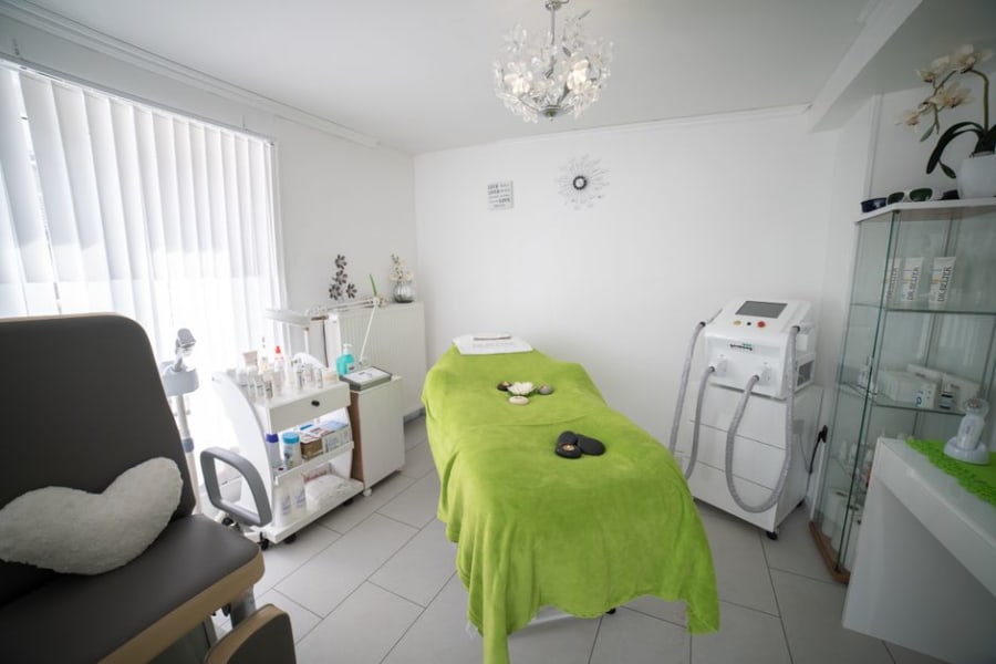 Beauty treatment room with its own power, lighting and ventilation
