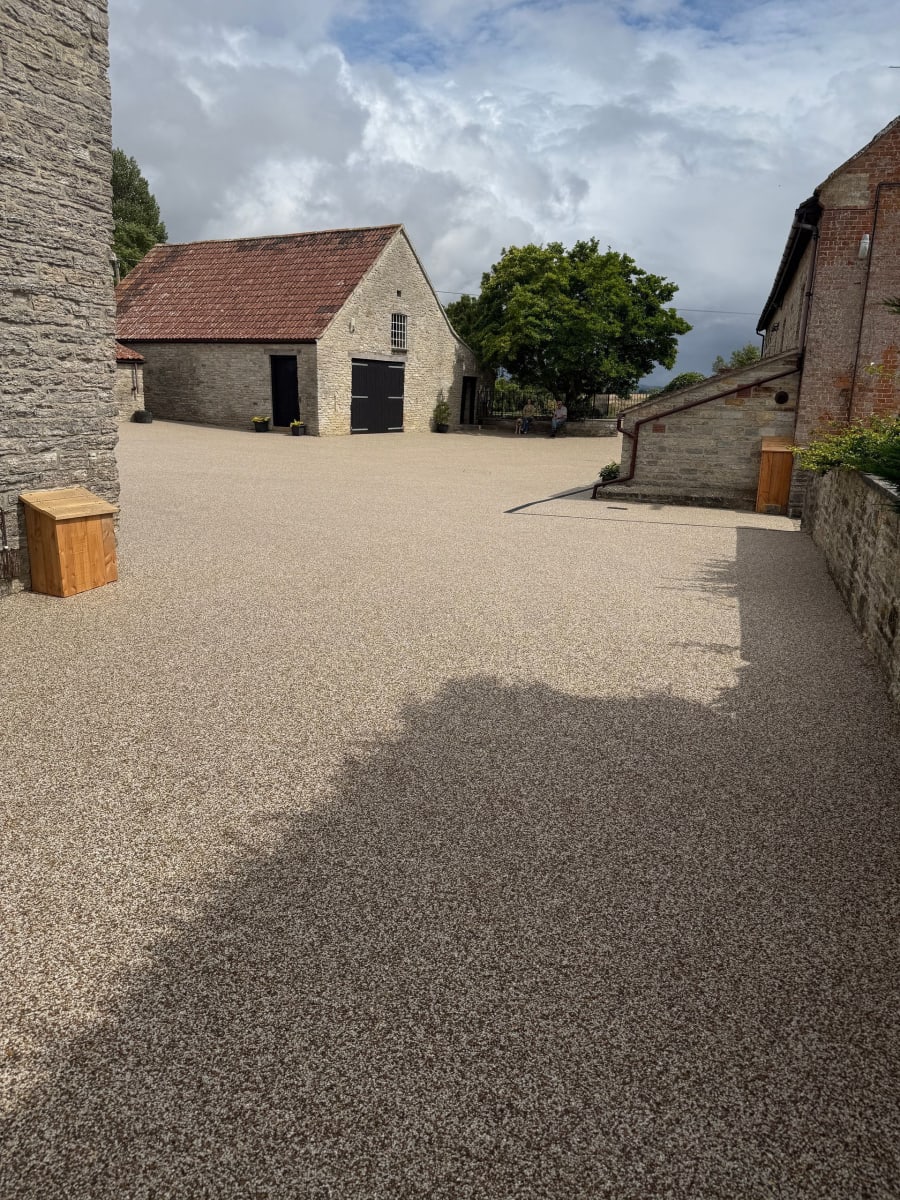 Grantham before and after resin driveway transformation pics