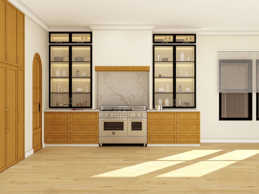 Galley and L-shaped kitchen layouts compared in a Liverpool home