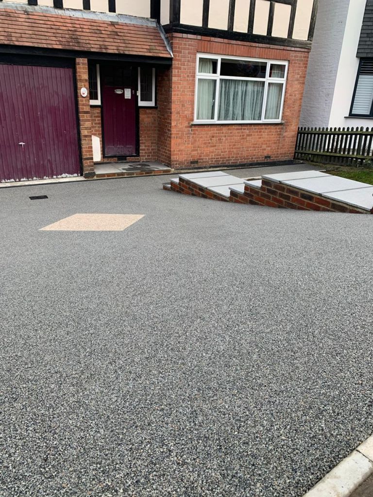 Home improvements with resin driveways in Rochdale.
