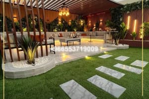 برجولات راقية  مع اضاءة  led 