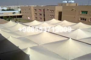 تركيب مظلات هرمية في جدة –تصميم أنيق ومتانة تدوم لسنوات