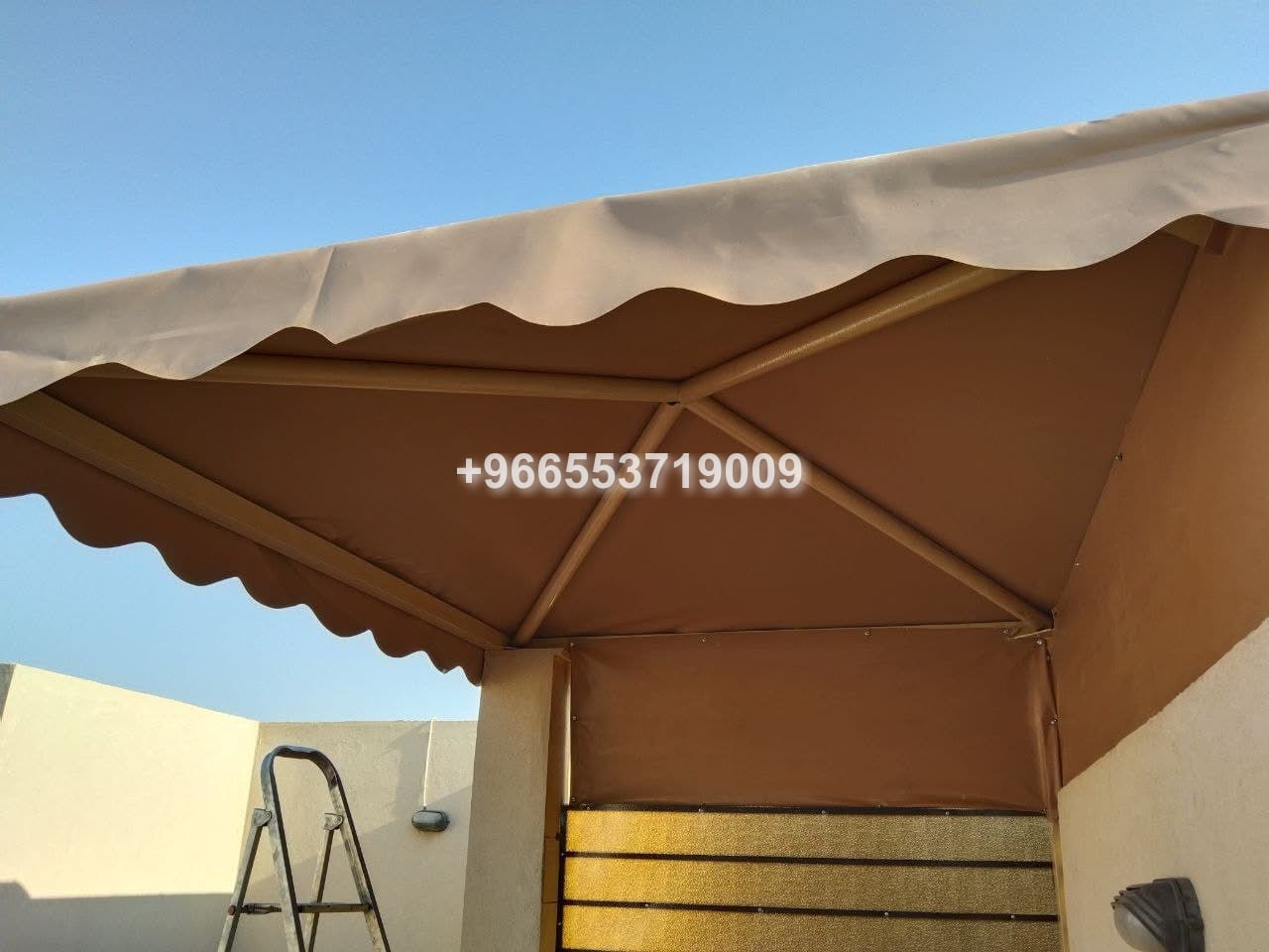 تركيب مظلات  بولي ايثلين 