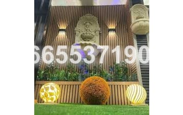 برجولات حديثة وجلسات خارجية 