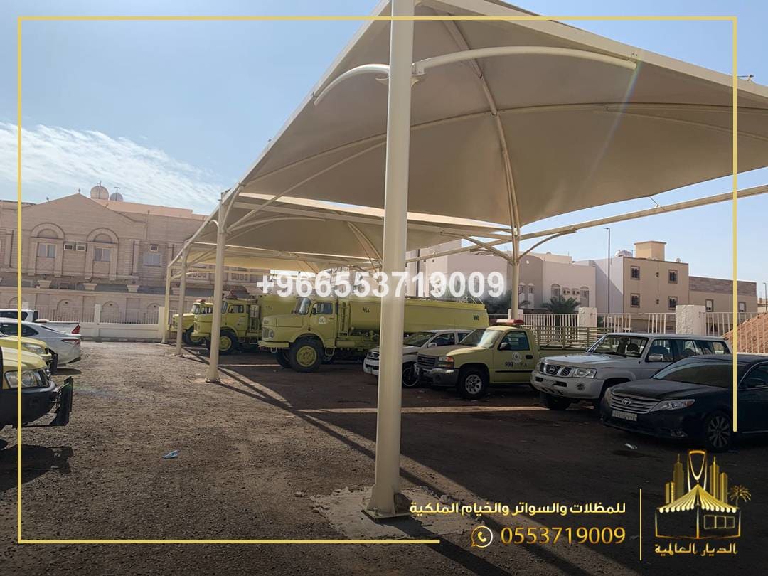 تركيب مظلات لمواقف السيارات 