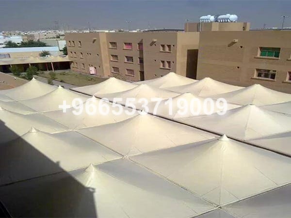 تركيب مظلات هرمية في جدة –تصميم أنيق ومتانة تدوم لسنوات