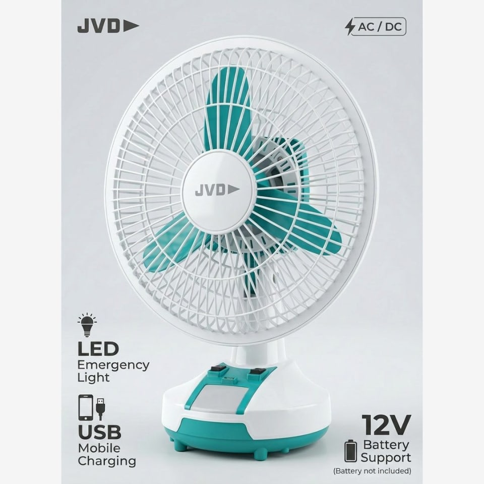 JVD 12" AC/DC FAN
