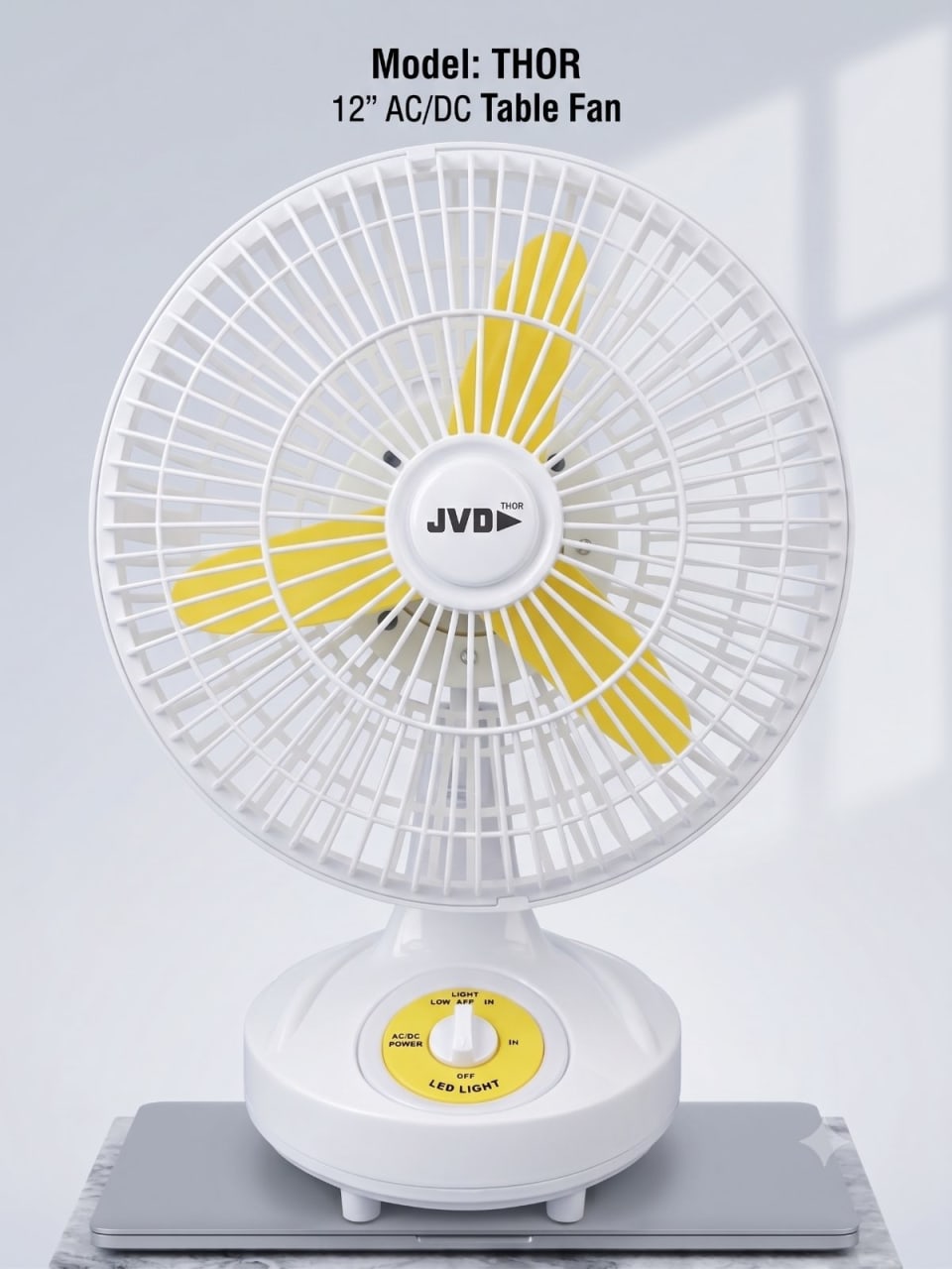 JVD THOR   12V AC/DC  TABLE FAN