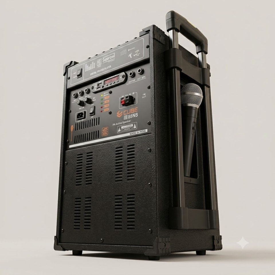 SUPERTONE TROLLY 8+8, DUAL MIC