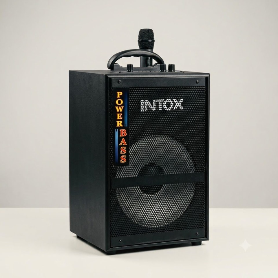 INTOX CUBE 8" WITH WIRELESS MIC
