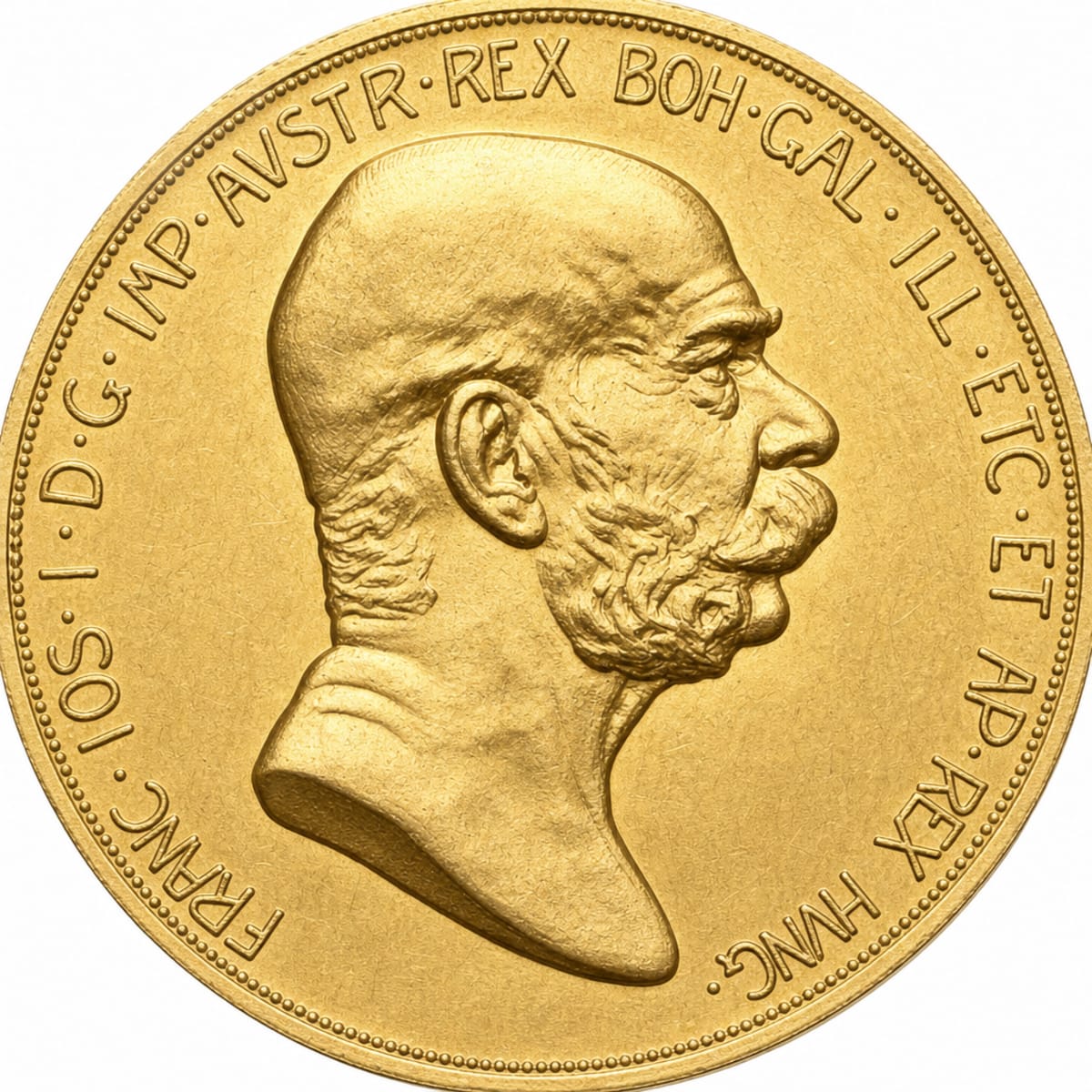 100 Koruna - 60. výročí nastoupení vlády Františka Josefa I.