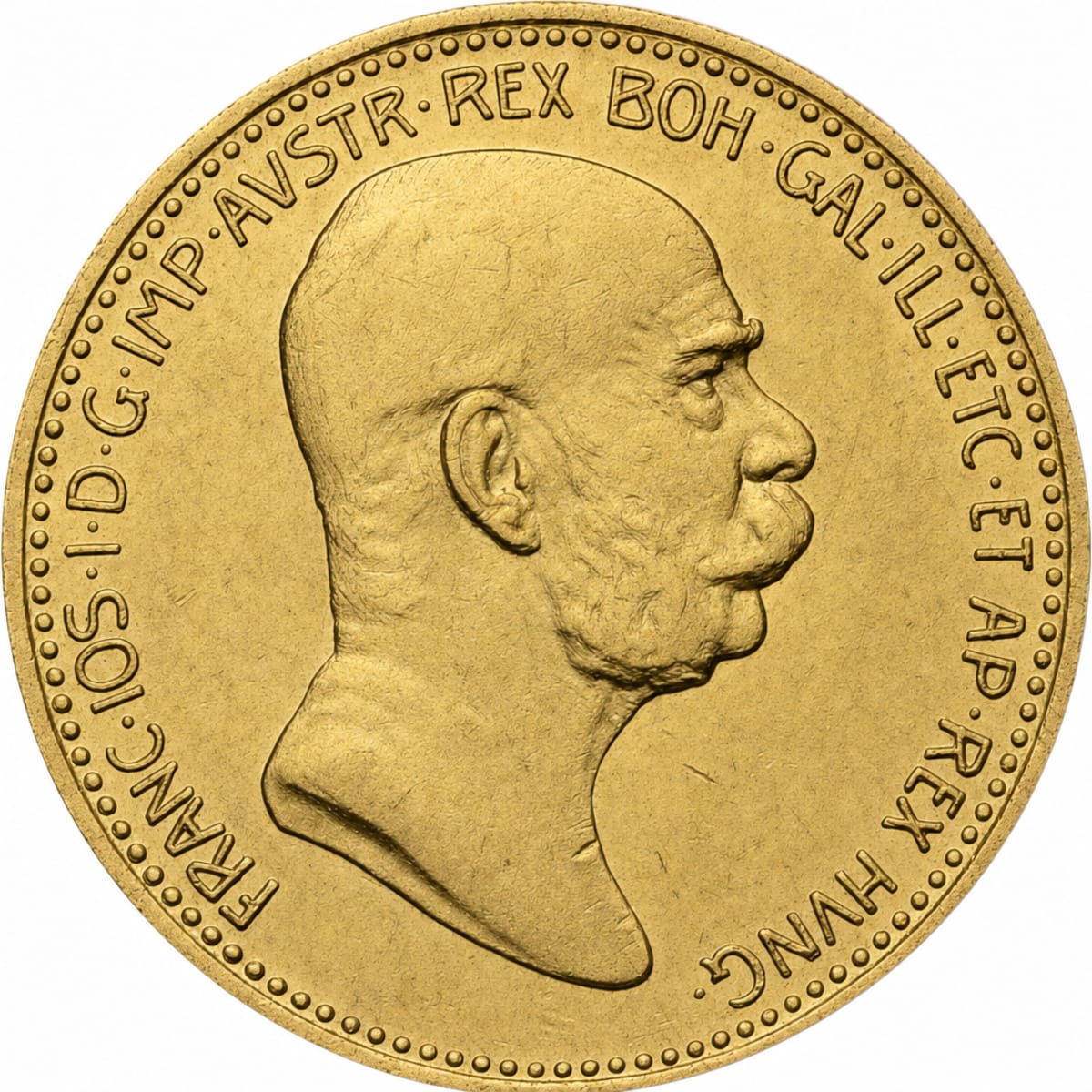 20 Koruna - 60. výročí nastoupení vlády Františka Josefa I.